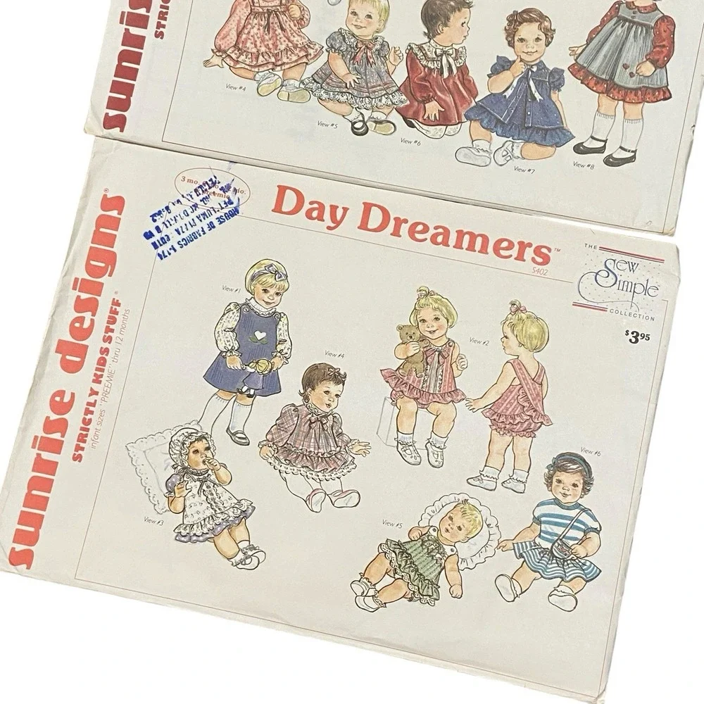 Sunrise Designs Little Princess & Day Dreamers Pattern‎ Lot